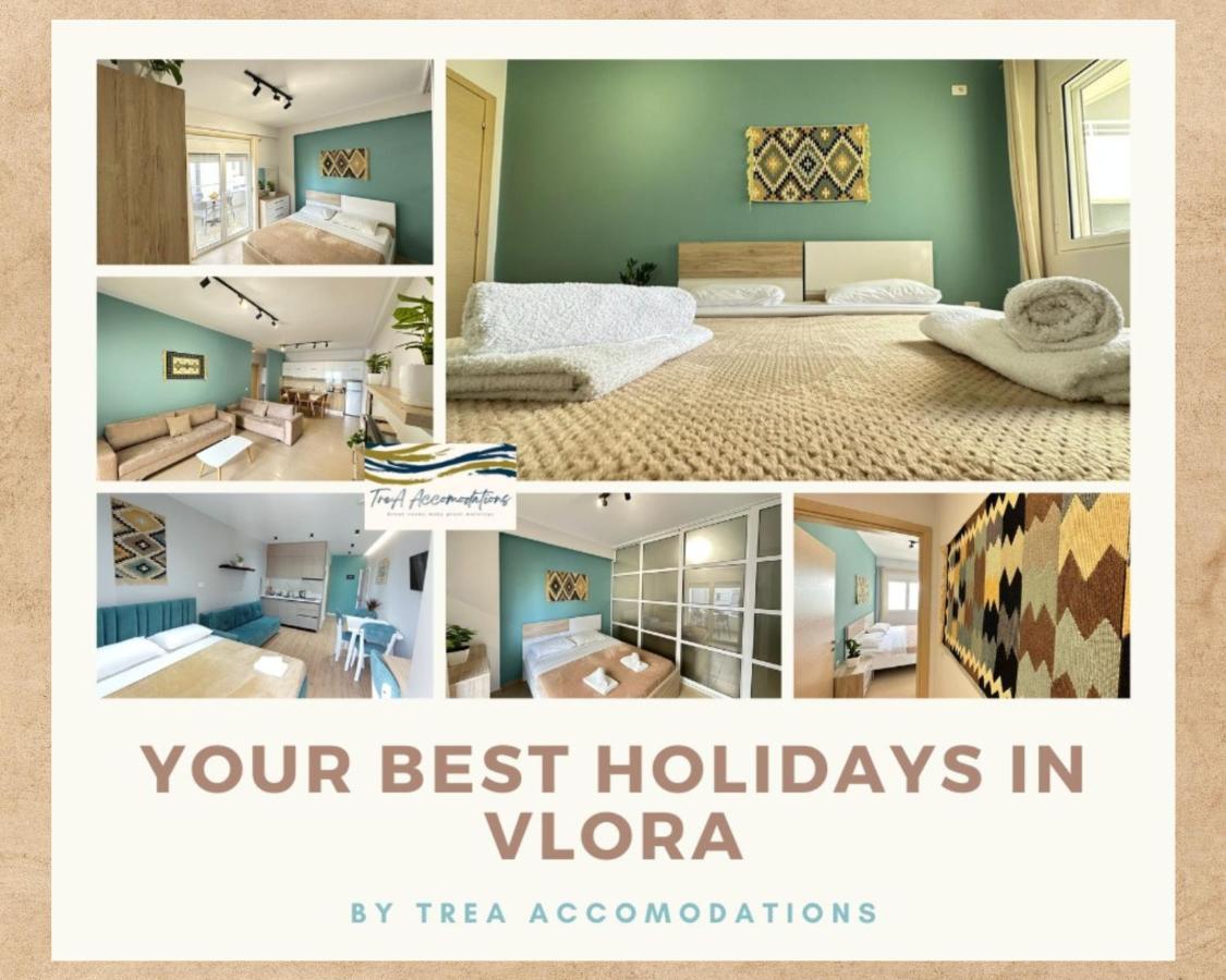 Trea Accomodations - 2 Bedrooms - Riviera With Private Parking Vlorë Exterior foto